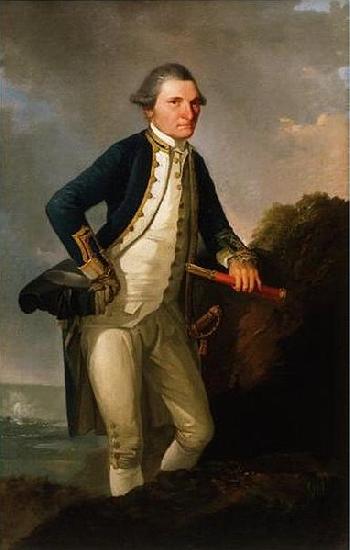 John Webber Captain Cook oil painting picture